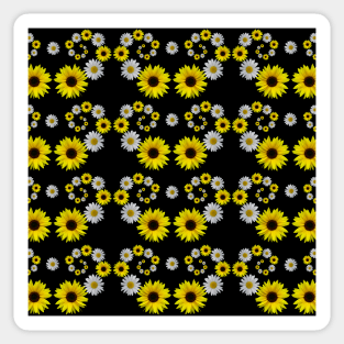 sunflower daisy flower blooming sunflowers daisies blooms Sticker